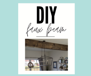 DIY FAUX BEAM